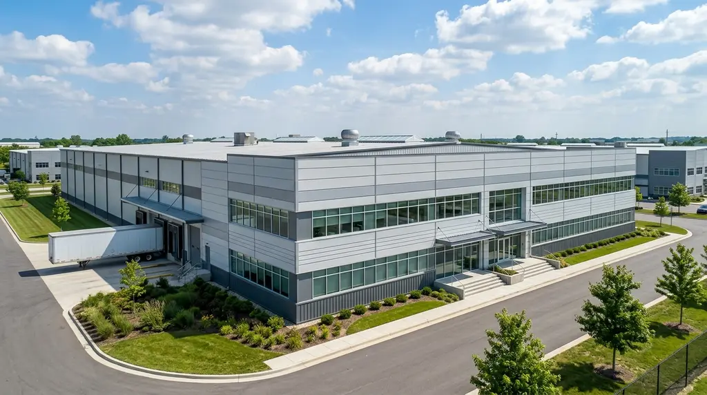 Fire Resistant Rockwool Sandwich Panel Factory Facade in UP