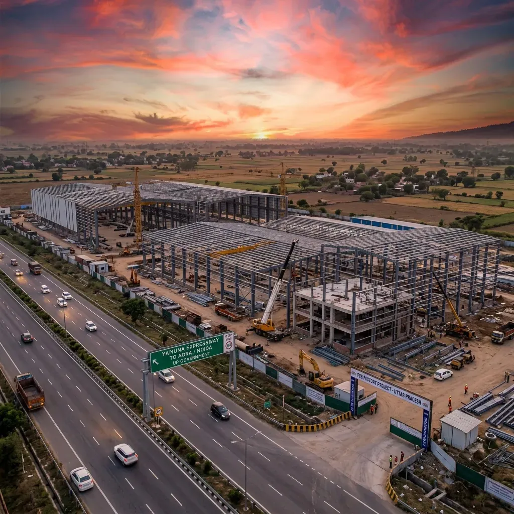 Infrastructure Development in Uttar Pradesh with PEB