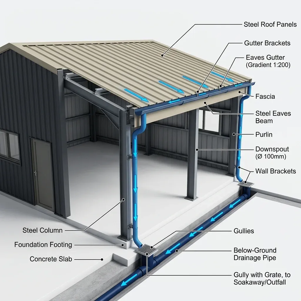 Topology Diagram of Industrial Drainage System