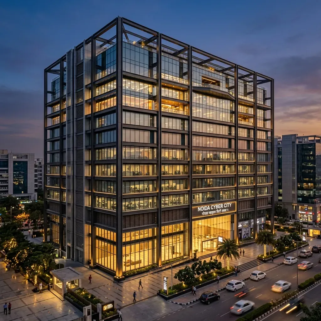 Finished Multi-Story Steel Commercial Hub