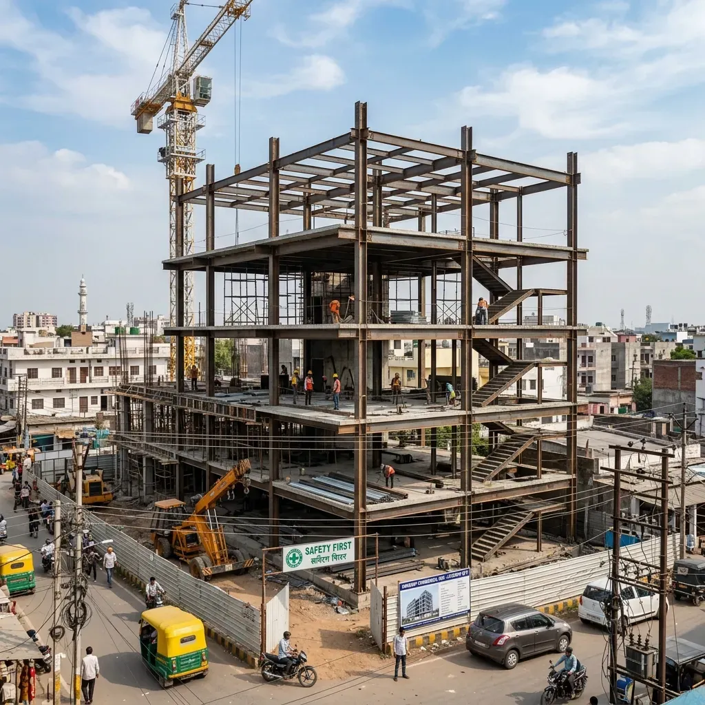 Multi-Story Steel Building Construction