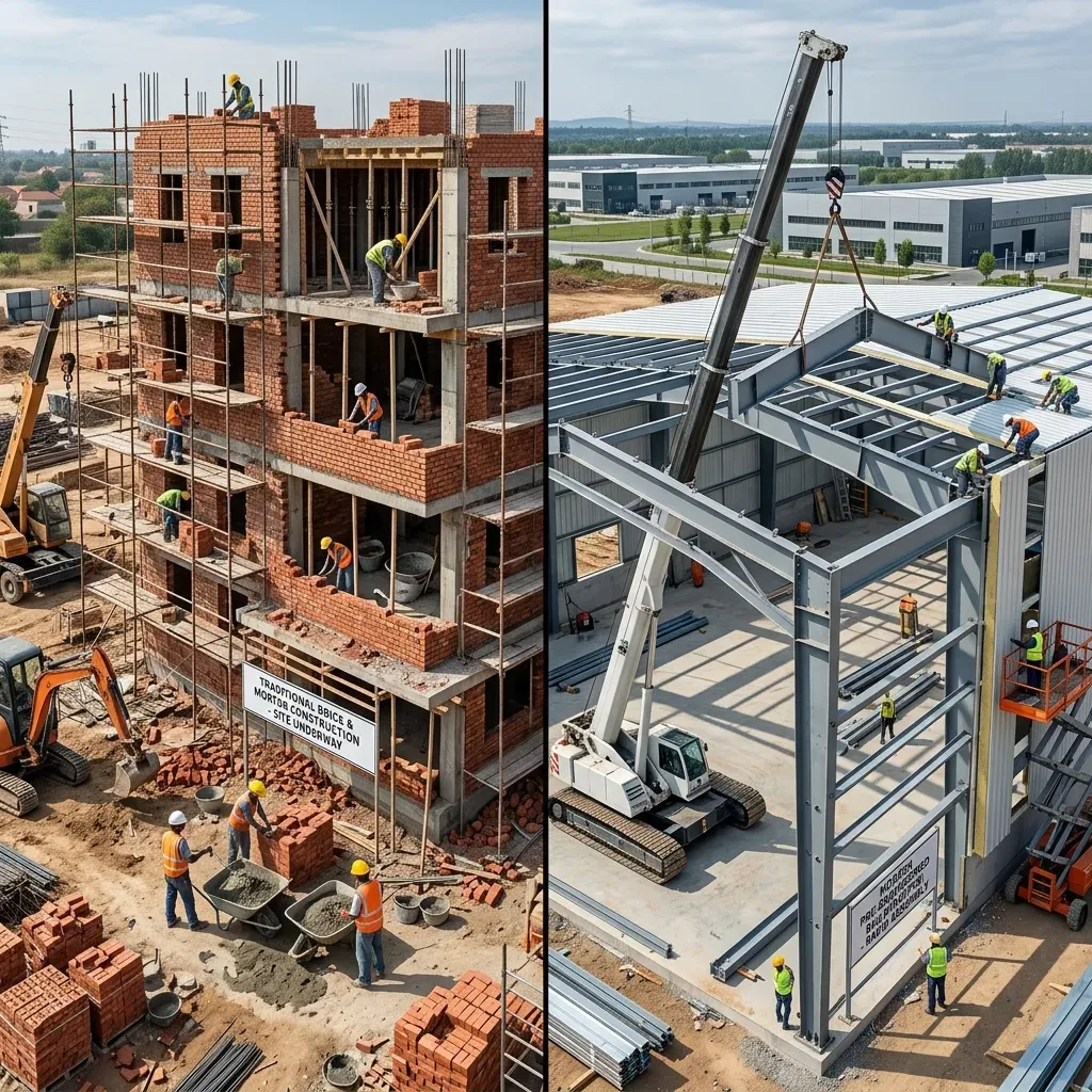 PEB vs Traditional Construction Comparison