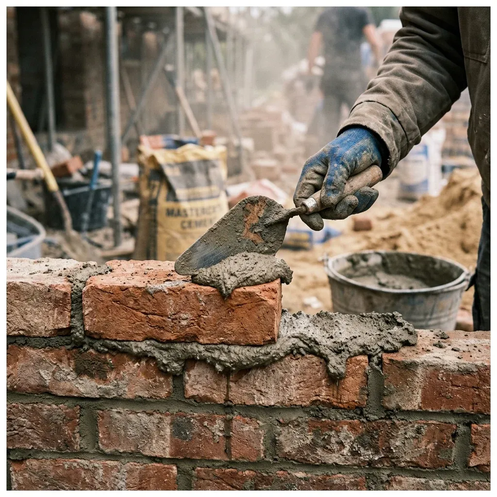 Labor Intensive Traditional Brick Construction