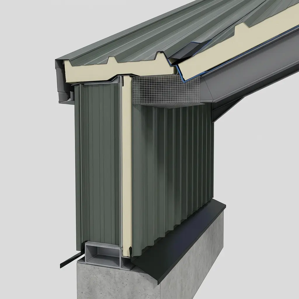 Pest Proof PEB Flashing and Sealing Detail