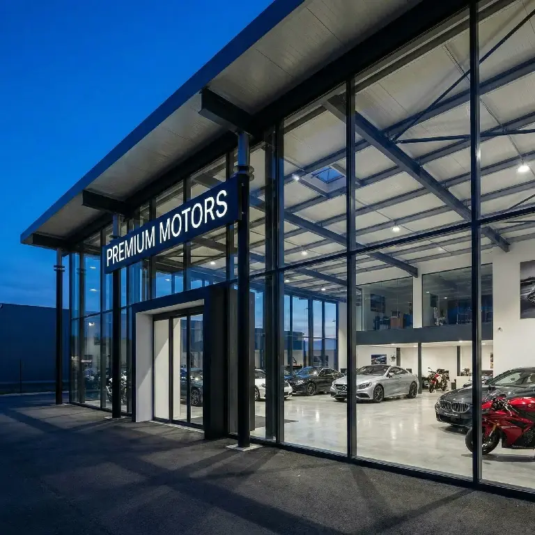 Automobile Showroom Steel Structure