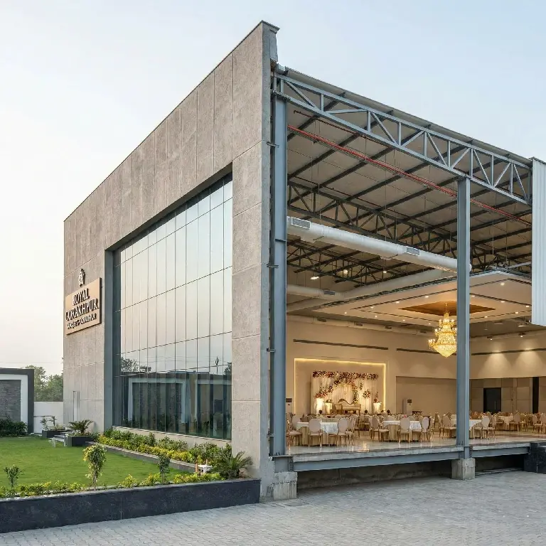 Marriage Hall Clear Span PEB Structure
