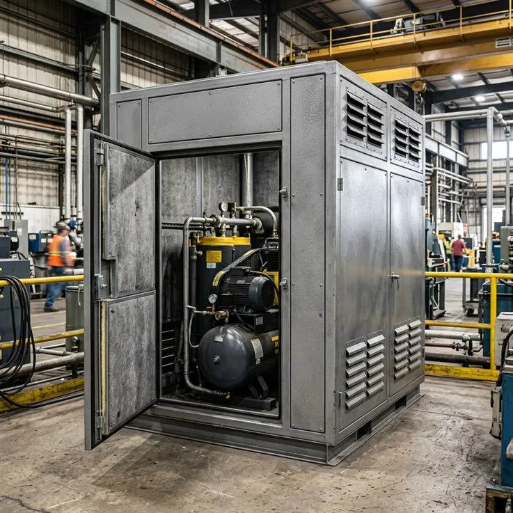 Industrial Compressor Acoustic Enclosure