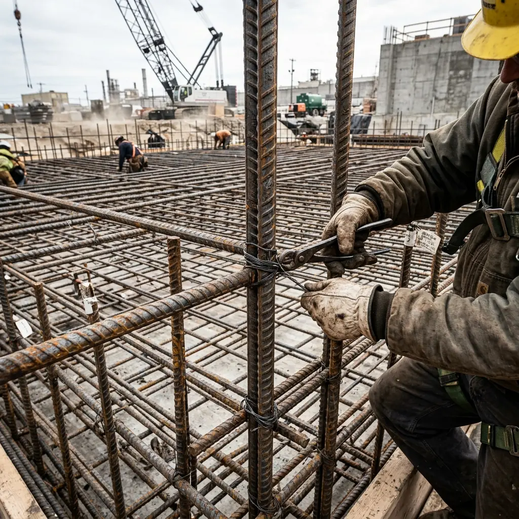 Heavy Civil Construction Site Rebar