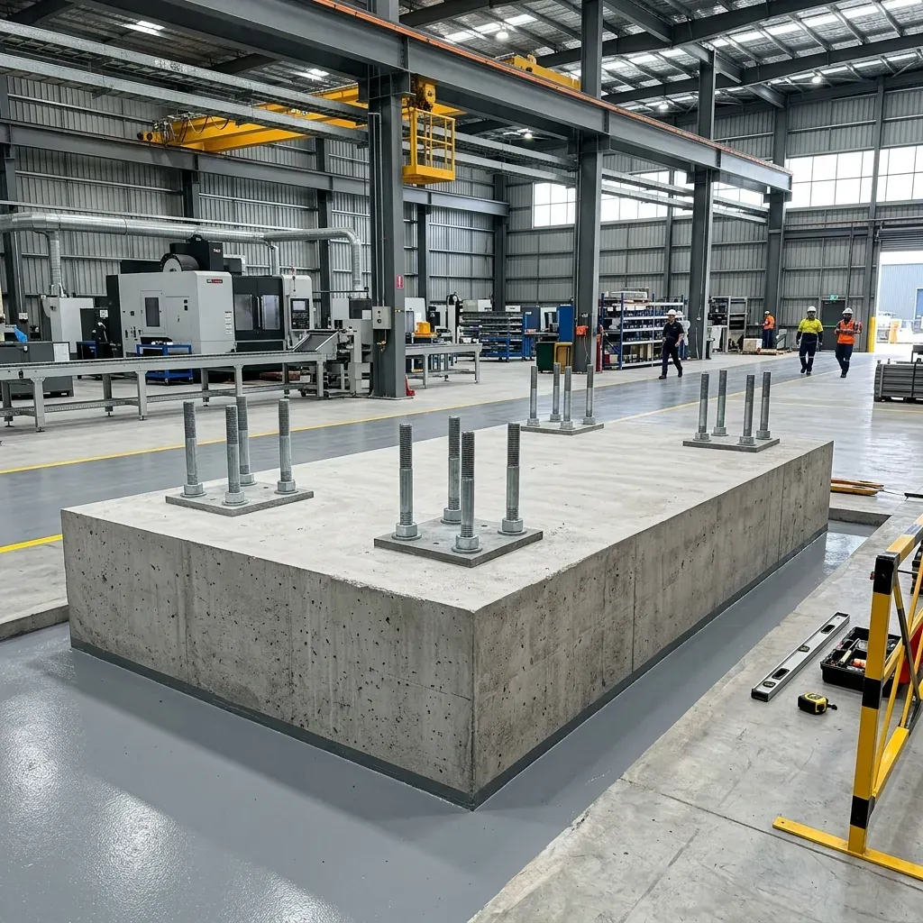 Heavy Machine Foundations