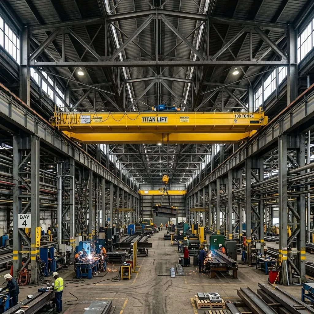 Heavy Industrial Factory Structure with EOT Crane Gorakhpur
