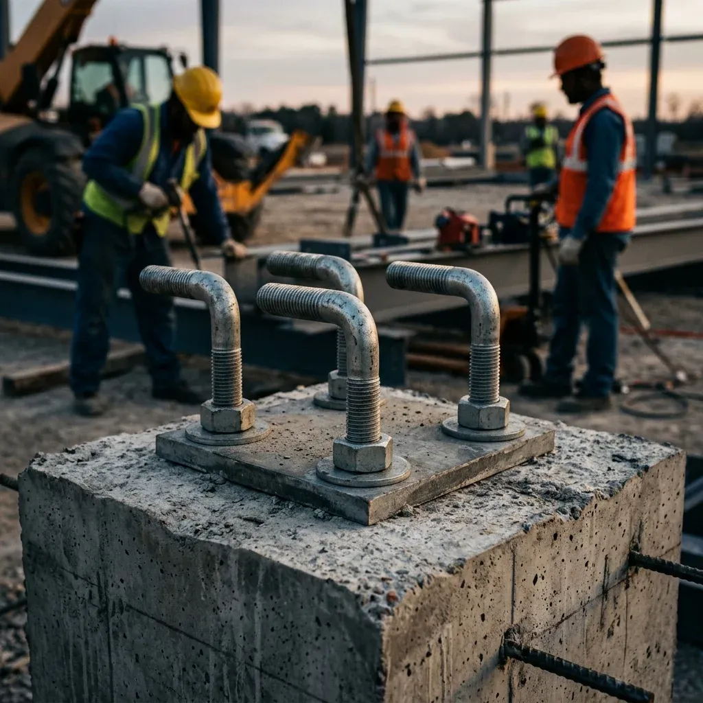 PEB Pedestal Anchor Bolts