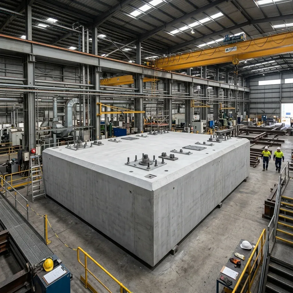 Heavy Industrial Machine Foundation