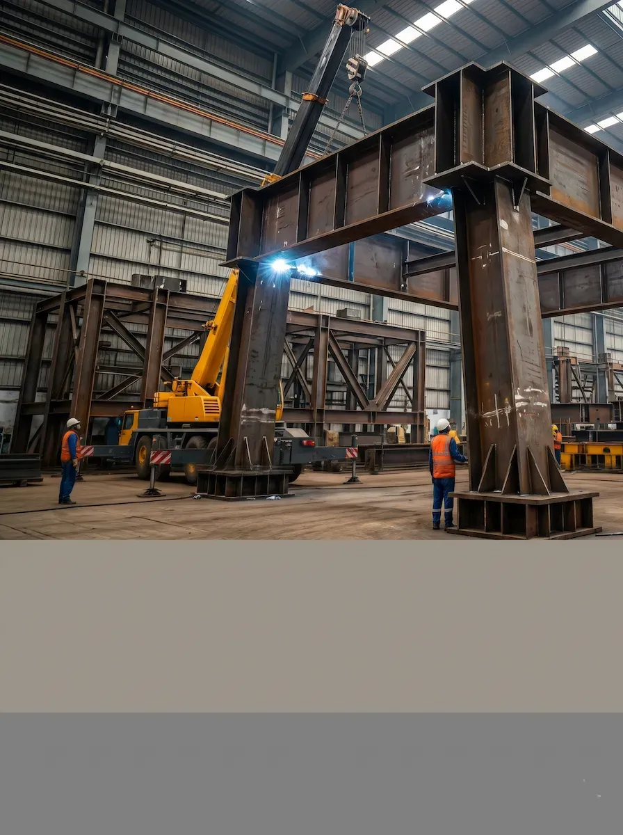 Heavy Steel Framework Erection