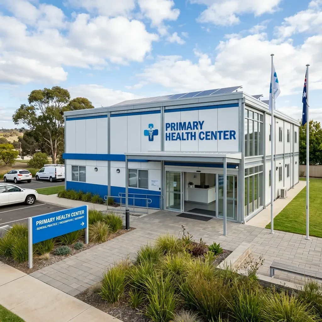 Modular Clinic Exterior for CSR Project