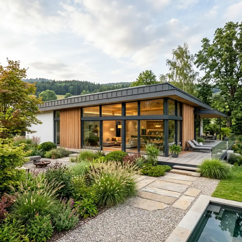 Luxury LGSF Villa Exterior