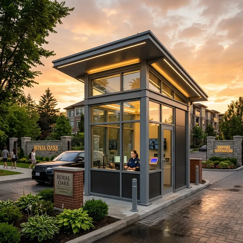Modern Security Guard Cabin