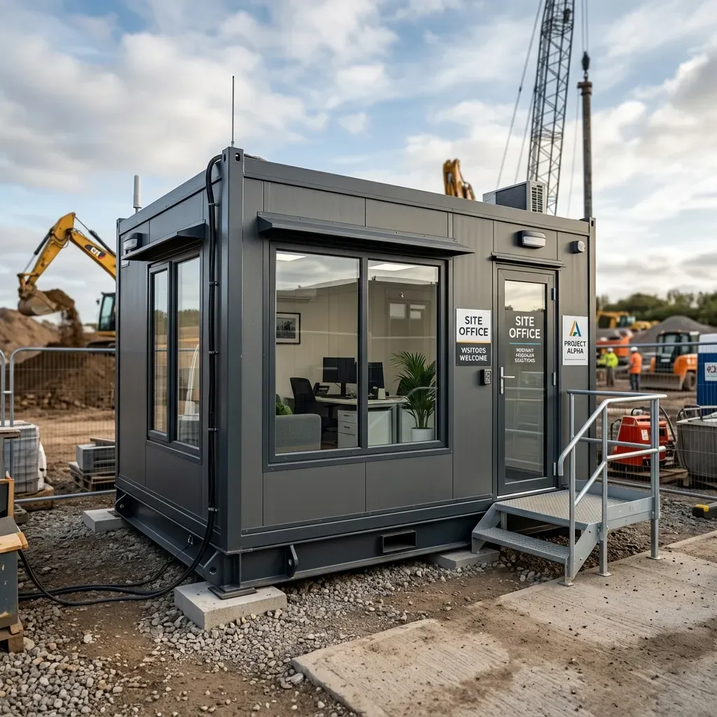 Premium Portable Site Office Cabin Exterior Gorakhpur