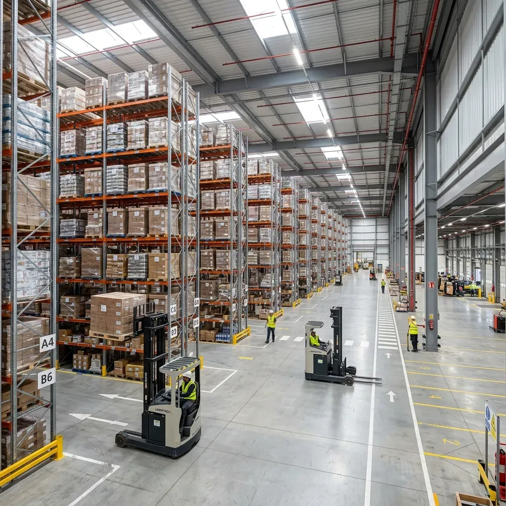 High Capacity PEB Warehouse Racking System in Gorakhpur