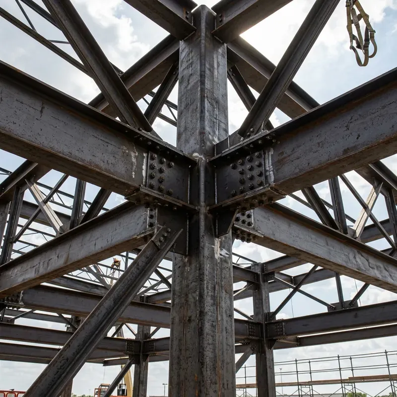 Heavy Steel Trusses for Banquet Hall Roof