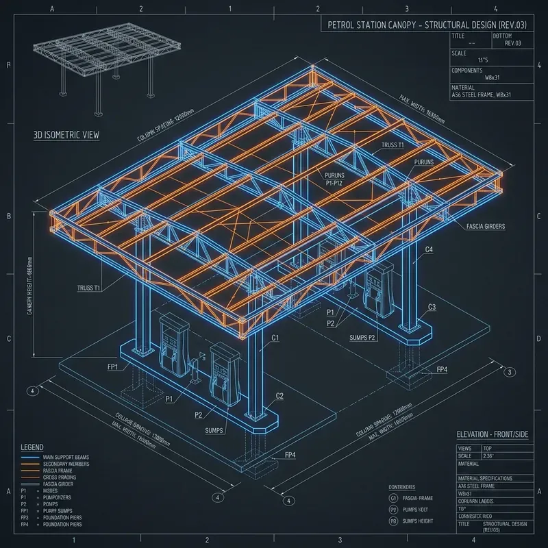 3D Structural Design for Banquet Halls