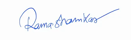 Ramashankar Chauhan Signature